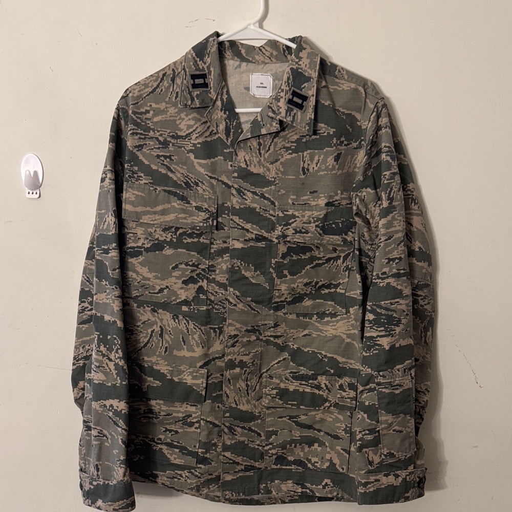 Men's Tiger-Stripe Camo Field Jacket - Olive Camo